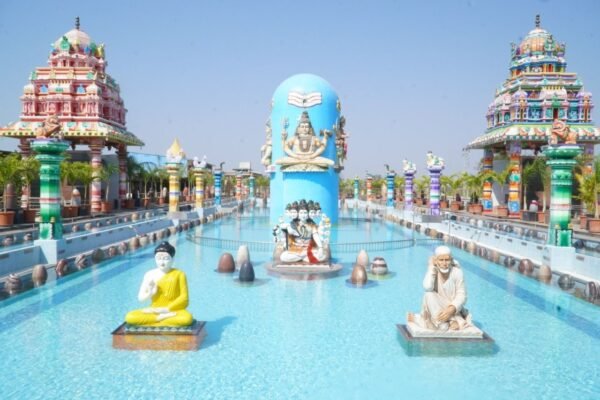 Golden Siva Lingam Temple